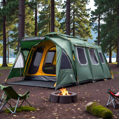 Instant Pop-Up 6-Person Family Cabin Tent